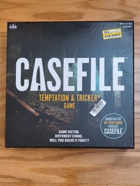 Casefile Temptation & Trickery Game Ages 12+ NWT-Open Box
